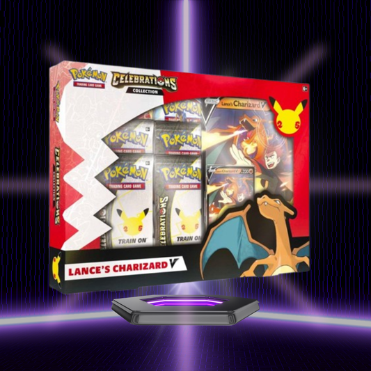 (Live Opening) Pokemon TCG: Lance's Charizard V Box Pokemon Celebrations